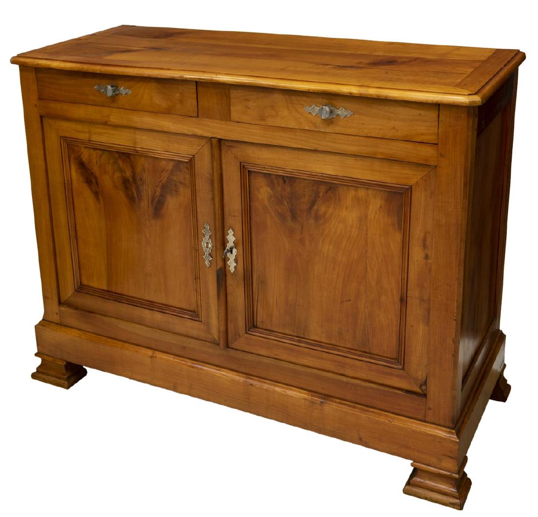FRENCH LOUIS PHILIPPE FRUITWOOD BUFFET (1 of 3)