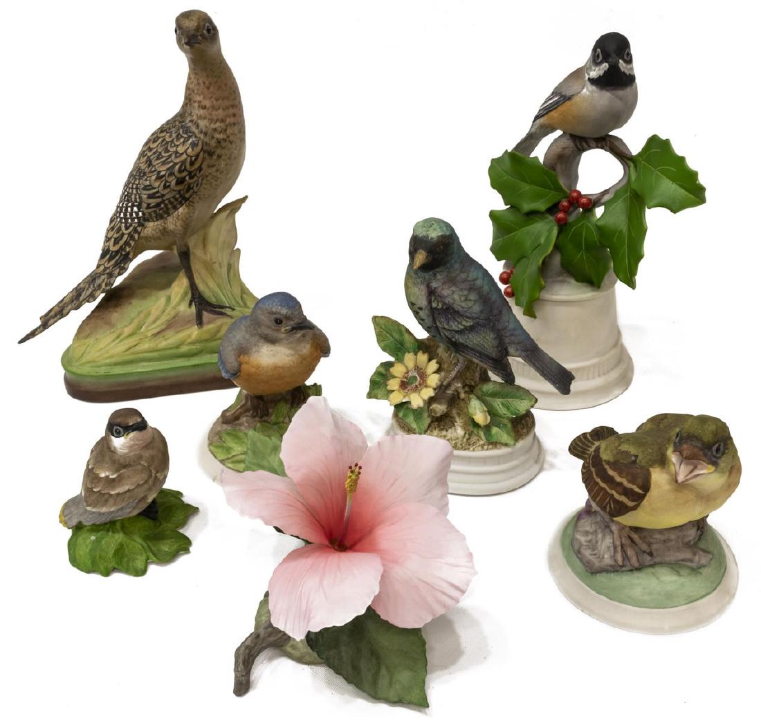 (7) BOEHM BISQUE PORCELAIN BIRD FIGURES (1 of 8)