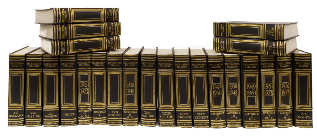 (44) ITALIAN TRECCANI ENCYCLOPEDIA SET (1 of 7)