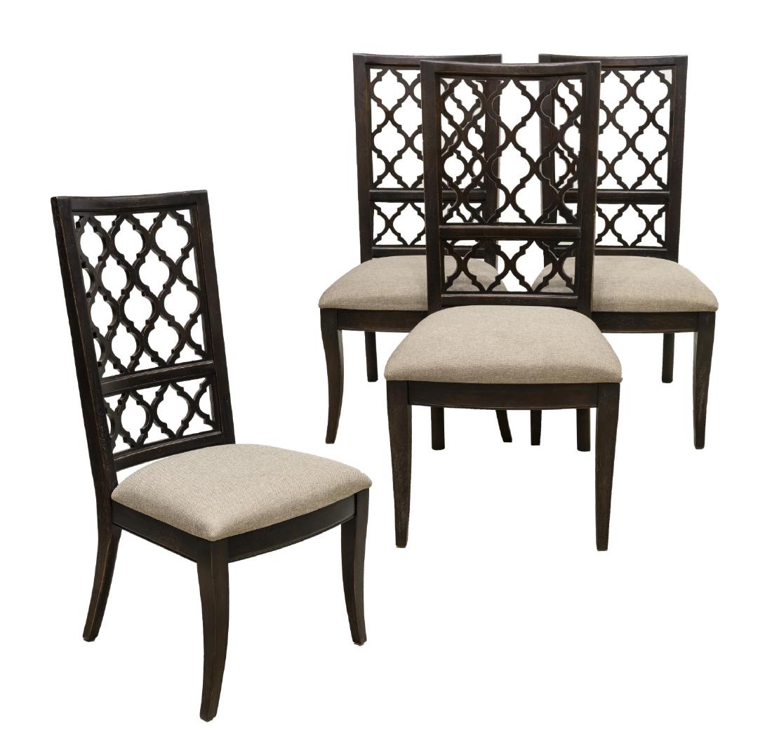 (4) MODERN BASSETT UPHOLSTERED SIDE CHAIRS (1 of 3)