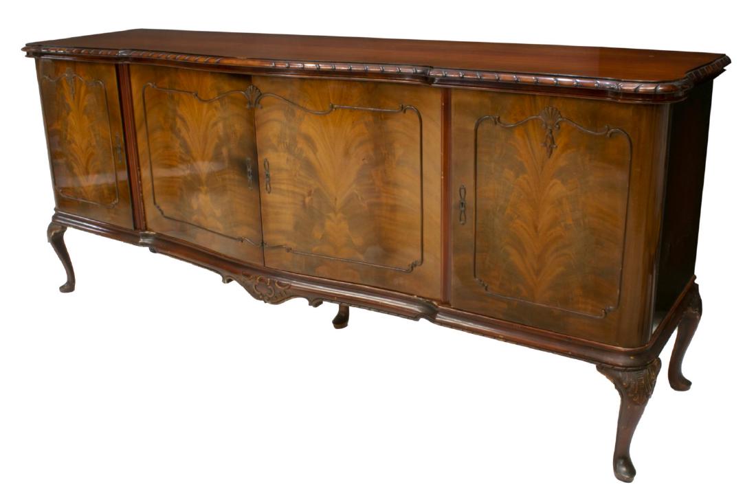 ENGLISH QUEEN ANNE STYLE SIDEBOARD (1 of 3)
