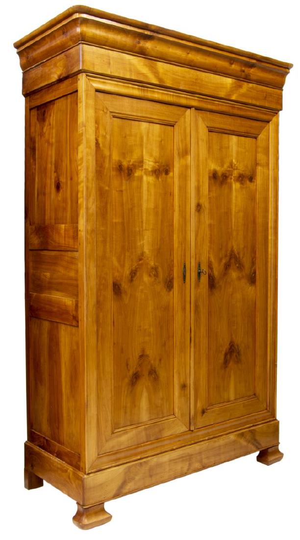 FRENCH LOUIS PHILIPPE FRUITWOOD ARMOIRE (1 of 3)