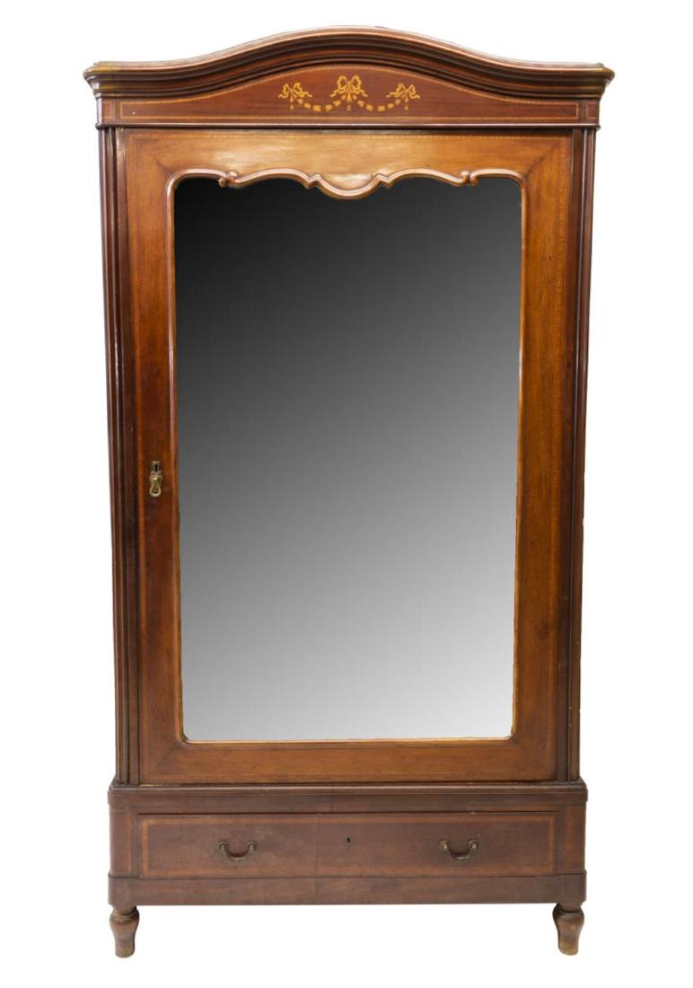 SPANISH WARDROBE WITH MIRRORED DOOR (1 of 4)