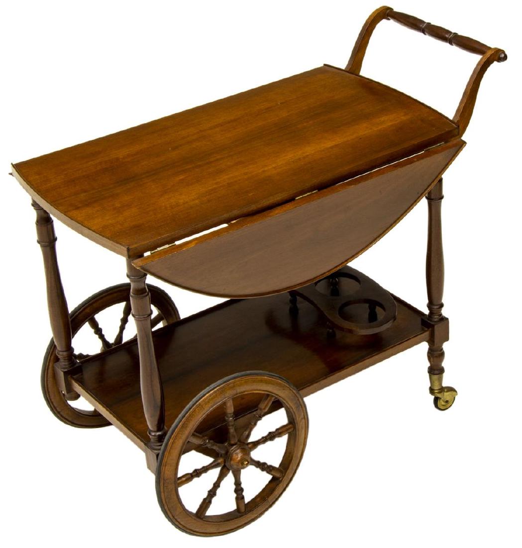 ITALIAN WALNUT SERVICE CART (1 of 2)