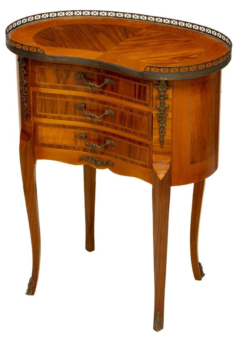 FRENCH LOUIS XV STYLE BEDSIDE CABINET (1 of 2)