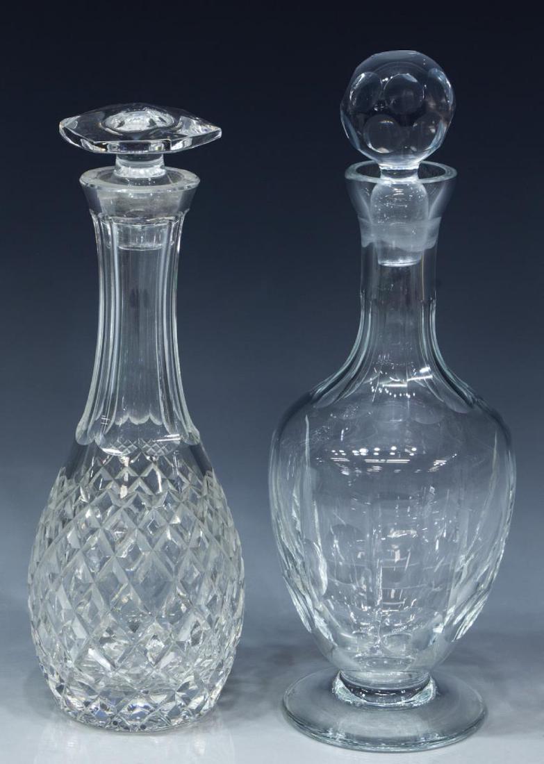 (2) GLASS CRYSTAL DECANTERS, WATERFORD 'COMERAGH' (1 of 2)