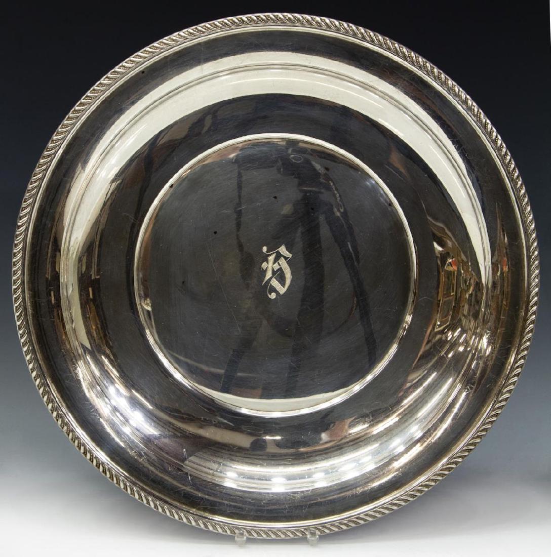 LARGE PREISNER STERLING SILVER CHARGER DISH (1 of 2)