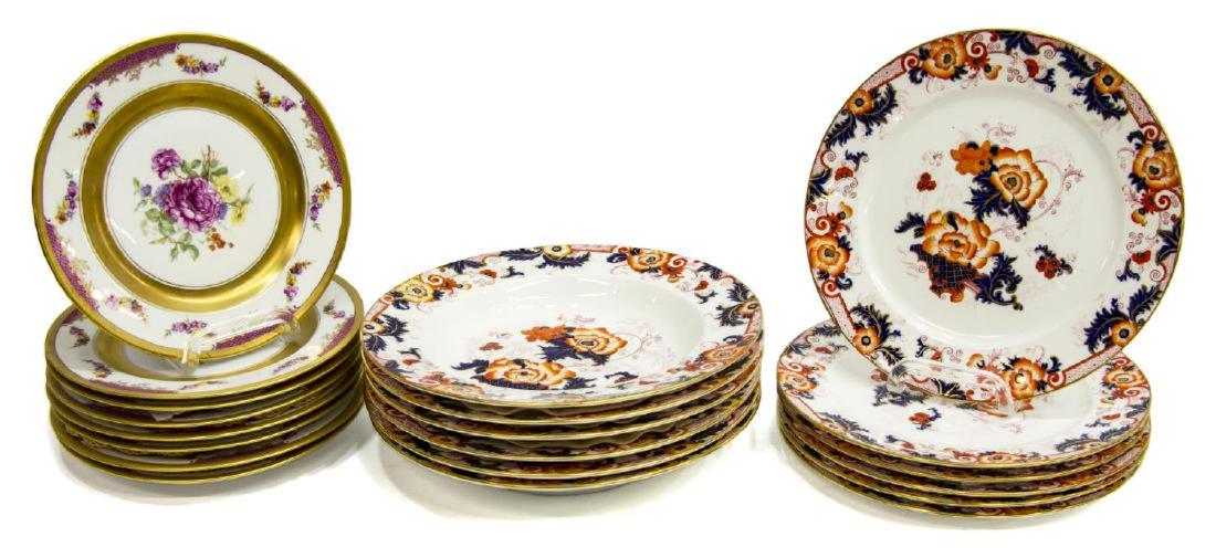 (20) ROSENTHAL KINGS ROSE & IMARI PORCELAIN PLATES (1 of 4)