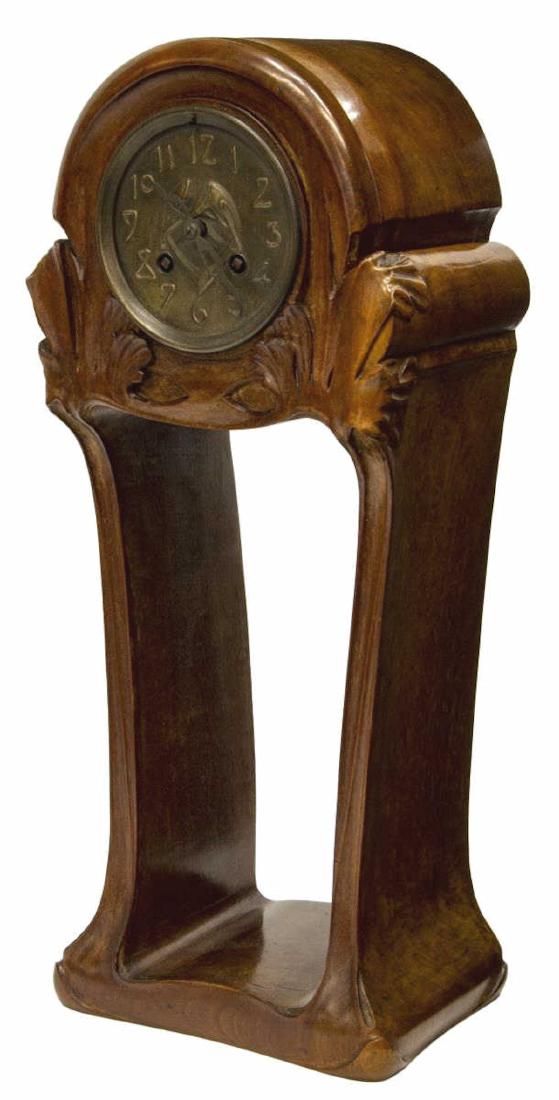 FRENCH ART NOUVEAU MAURICE DUFRENE (ATTRIB.) CLOCK (1 of 5)