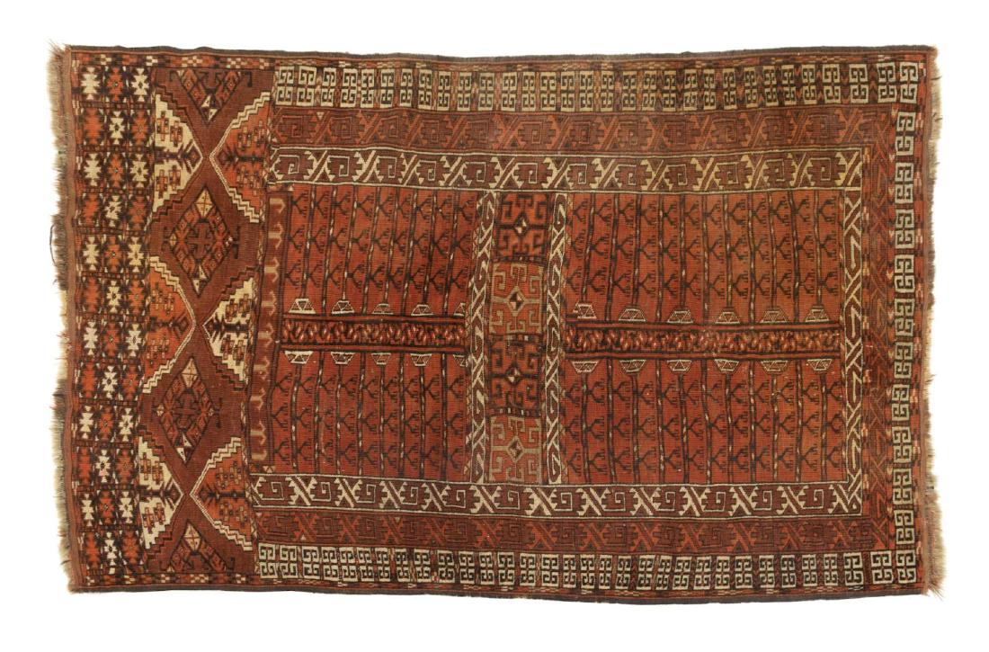 HAND-TIED MAZUR I SHARIF RUG 6'1" X 4'2": Hand-tied Mazur i Sharif rug, Afghanistan, approx 6'1"l, 4'2"w Start Price: $150.00