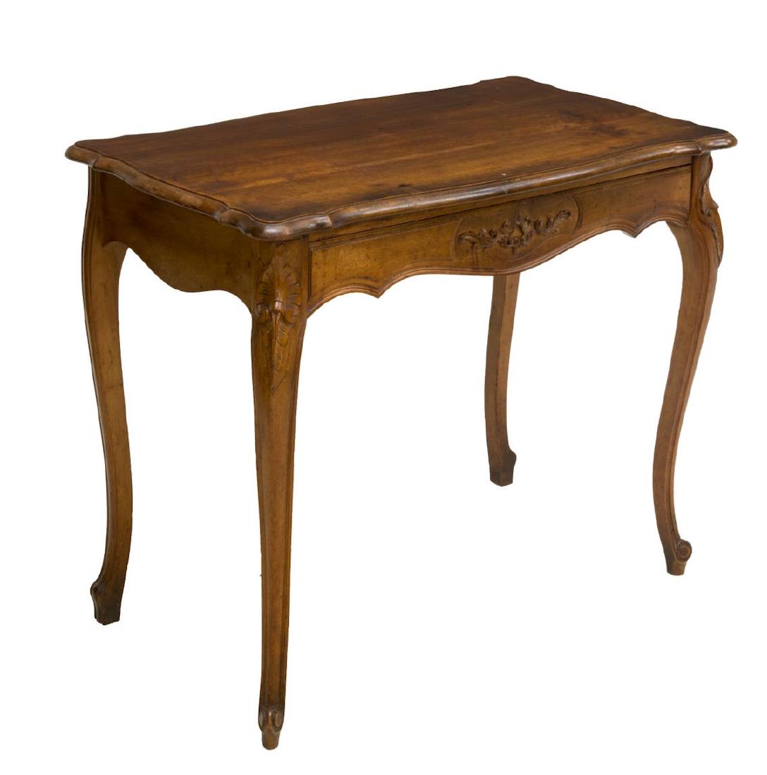 FRENCH LOUIS XV STYLE WALNUT WRITING DESK (1 of 3)