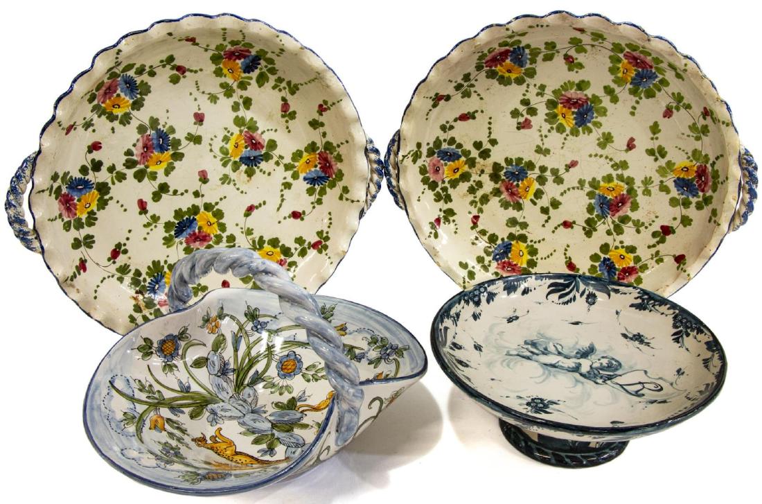 (4) COLLECTION ITALIAN MAJOLIA SERVICEWARE (1 of 4)