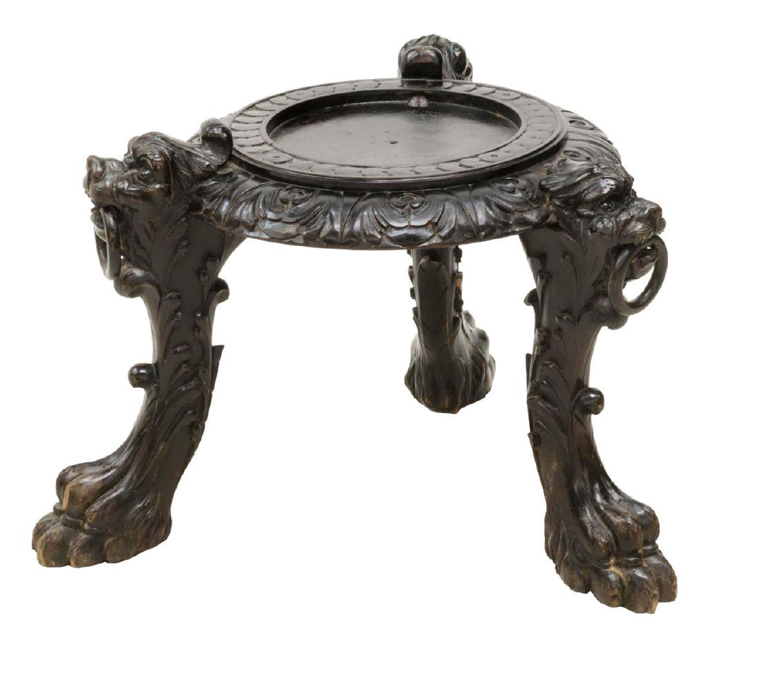 DIMINUTIVE ITALIAN RENAISSANCE GRIFFIN PEDESTAL (1 of 2)