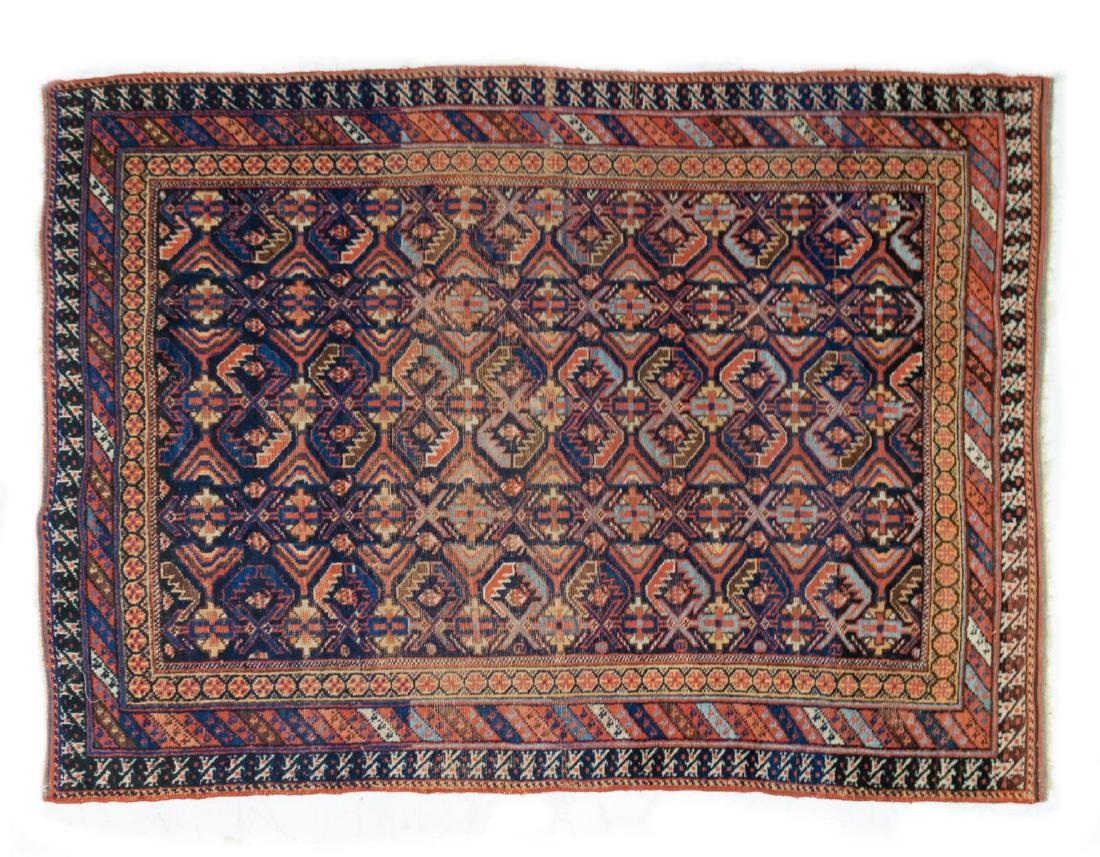 HAND-TIED AFGHAN TRIBAL RUG 6'7" X 4'8" (1 of 3)