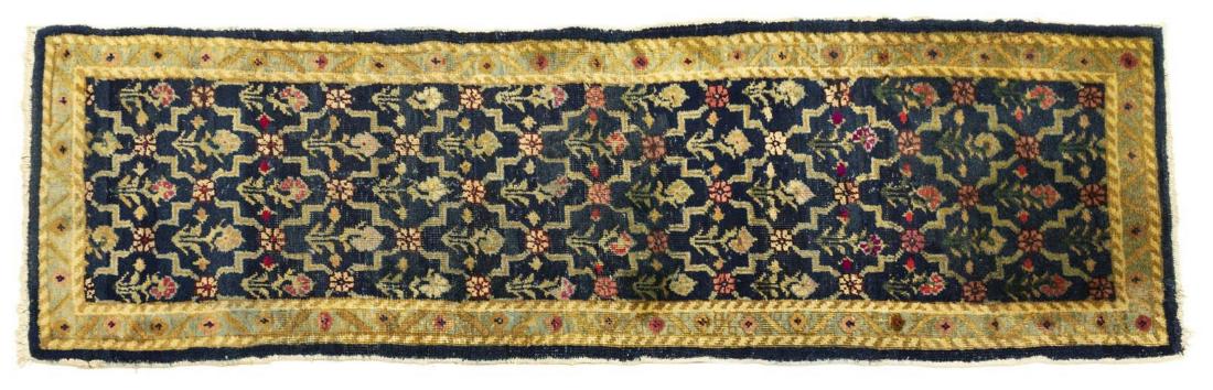 HAND-TIED CHINESE FLOOR RUNNER 5'7" X 2' (1 of 3)