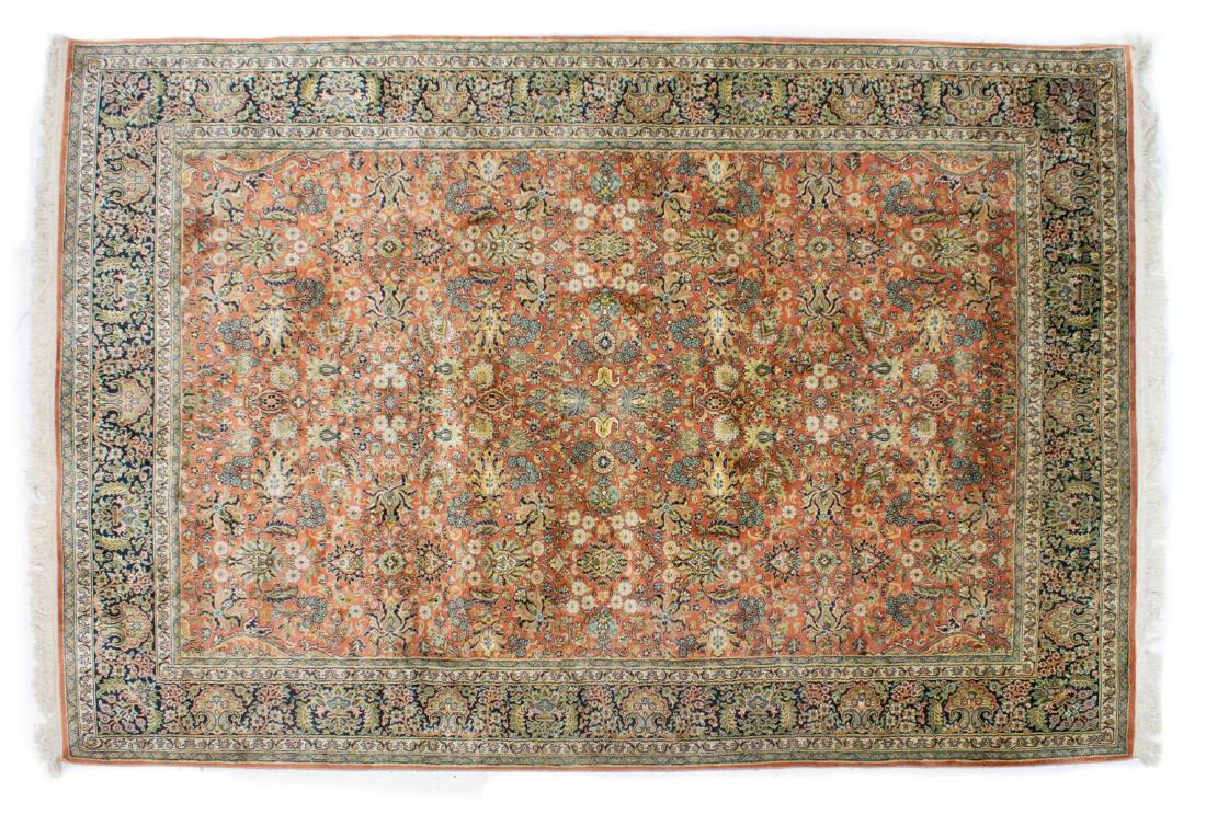 HAND-TIED RUG 8'3" X 5'5" (1 of 2)