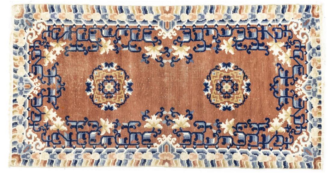 HAND-TIED TIBETAN RUG 5'11" X 3' (1 of 3)