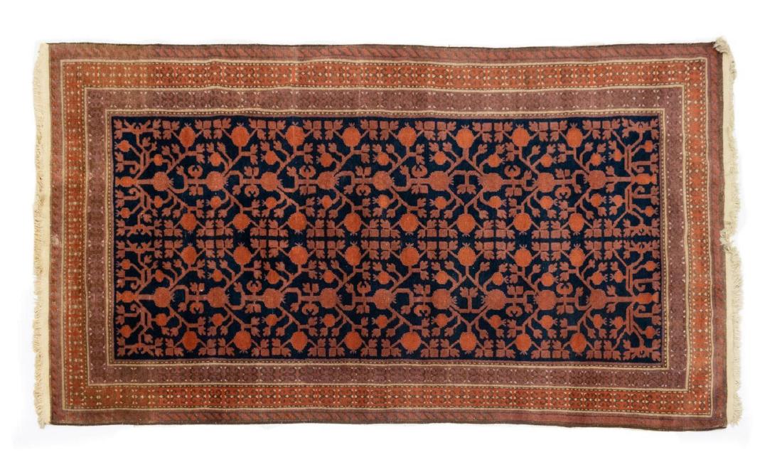 HAND-TIED AFGHAN BASHIR RUG 9' X 4'9" (1 of 3)