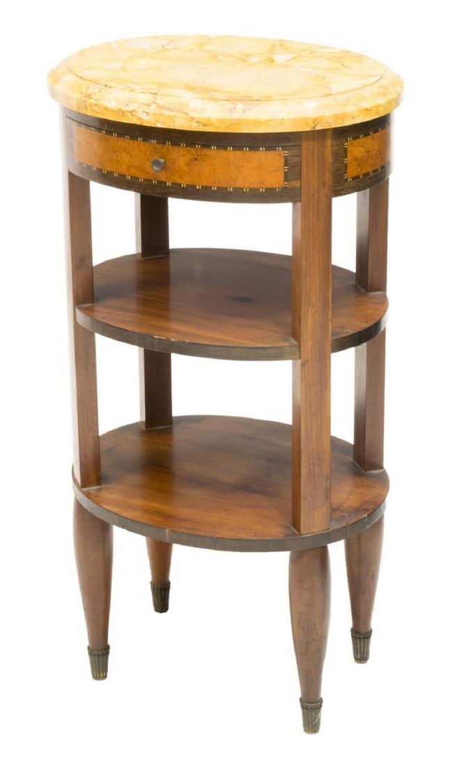 FRENCH LOUIS XVI STYLE MAHOGANY SIDE TABLE (1 of 2)