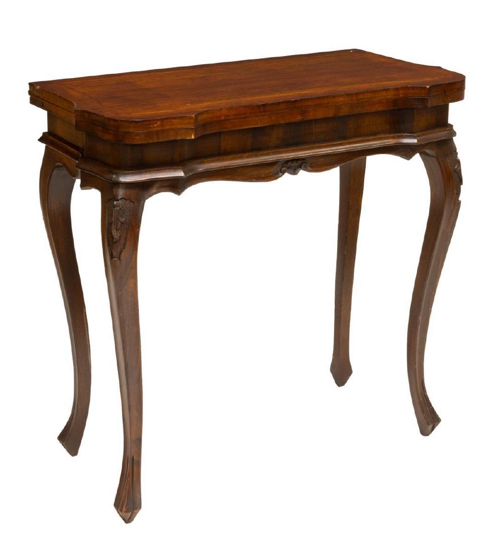 FRENCH LOUIS XV STYLE GAME TABLE (1 of 3)