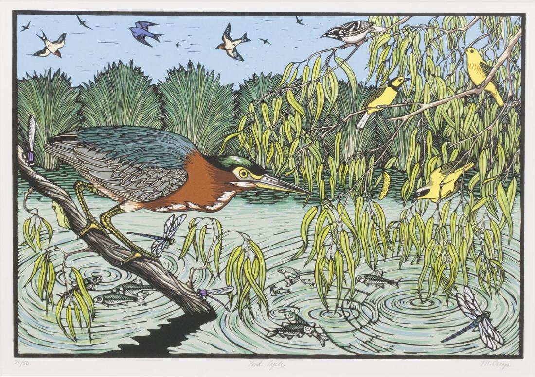 (2) SIGNED ART & BOOK BY MARGIE CRISP, TEXAS (1 of 10)