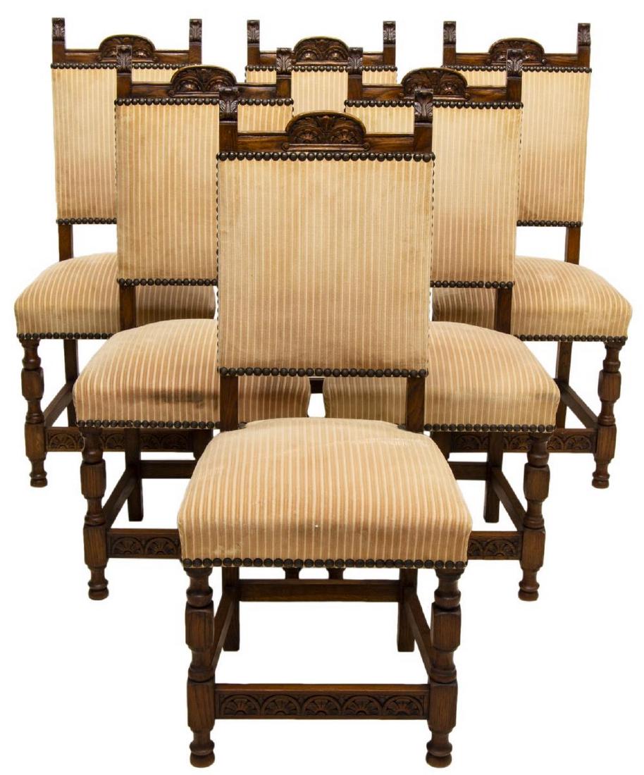 (6) FRENCH LOUIS XVIII STYLE DINING CHAIRS (1 of 2)