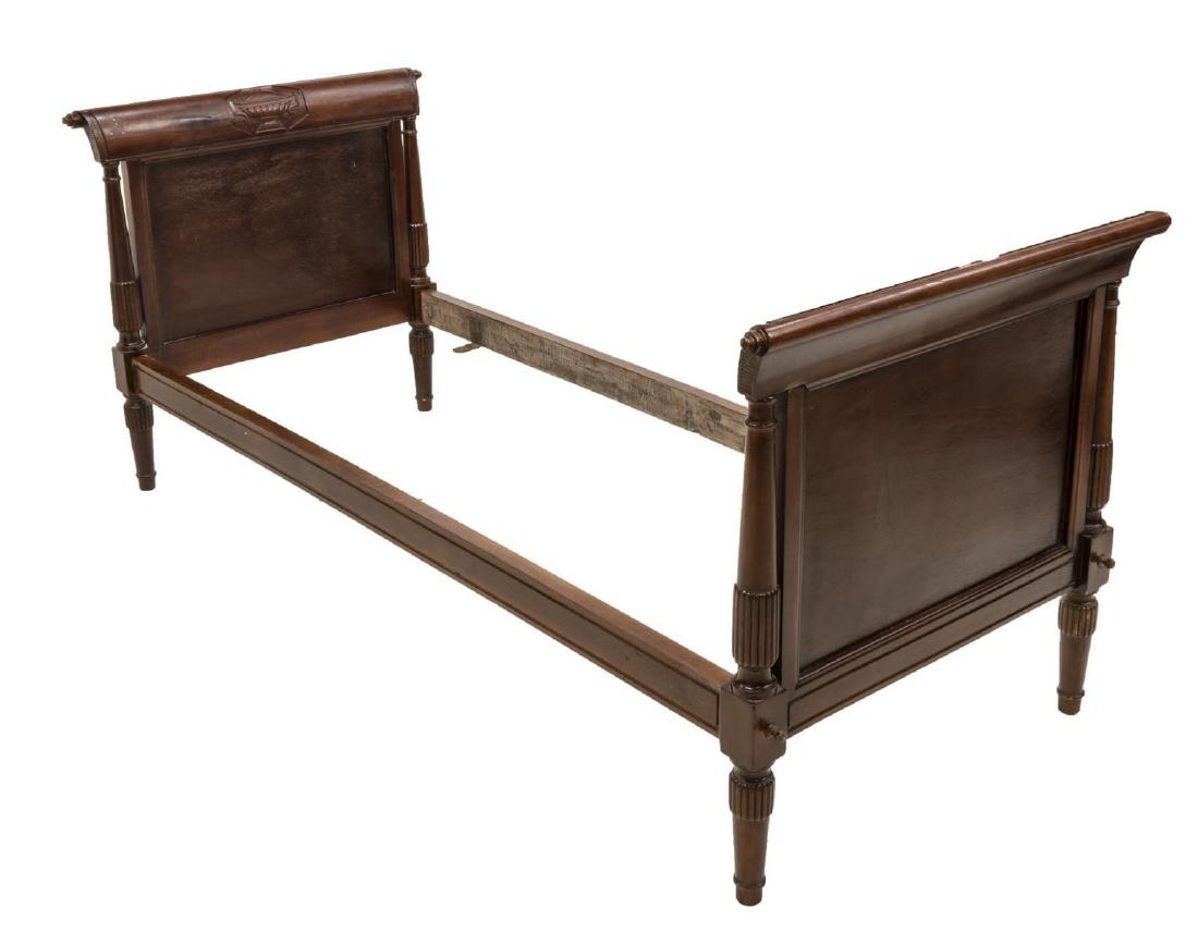 FRENCH EMPIRE STYLE MAHOGANY BED (1 of 2)