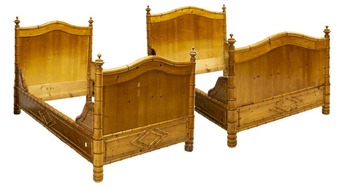 (2) FRENCH PINE BEDS (1 of 4)