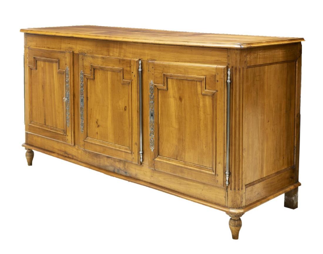 FRENCH FRUITWOOD SIDEBOARD, C. 1780 (1 of 3)