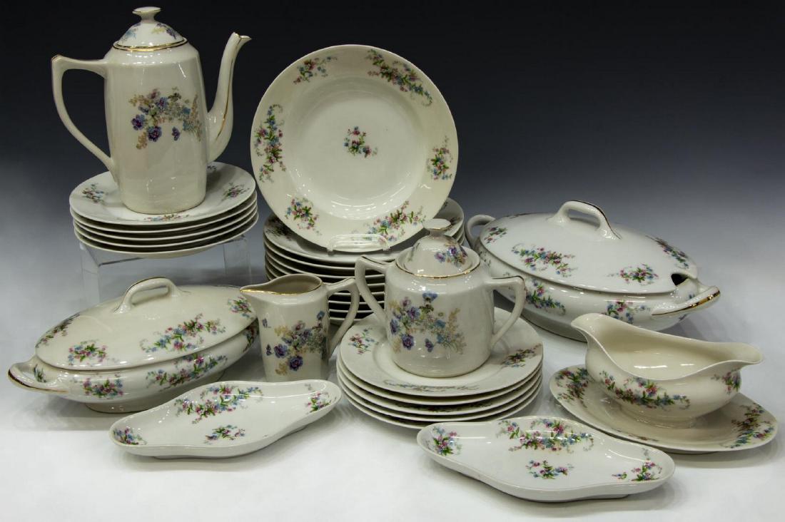 (27) FRENCH WG & CO LIMOGES PORCELAIN LUNCHEON SET (1 of 3)