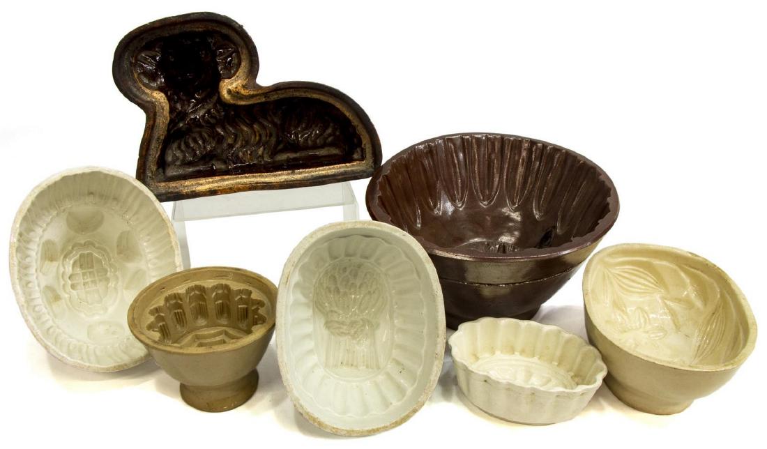(7) COLLECTION OF ENGLISH JELLY PUDDING MOLDS (1 of 4)