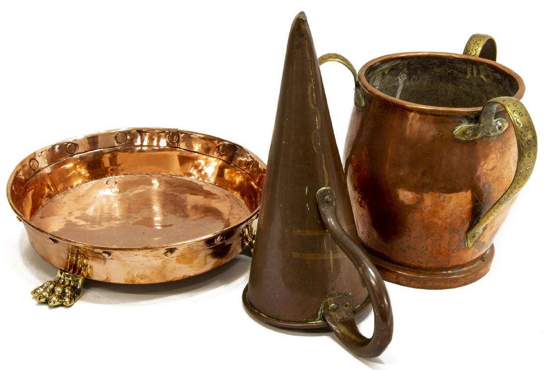 (3) GEORGIAN & LATER ENGLISH COPPER ARTICLES (1 of 3)