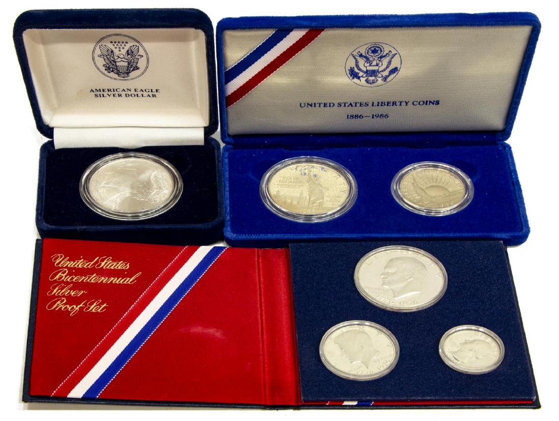 (3) U.S. 1976 SILVER PROOF SET, AMERICAN EAGLE (1 of 8)