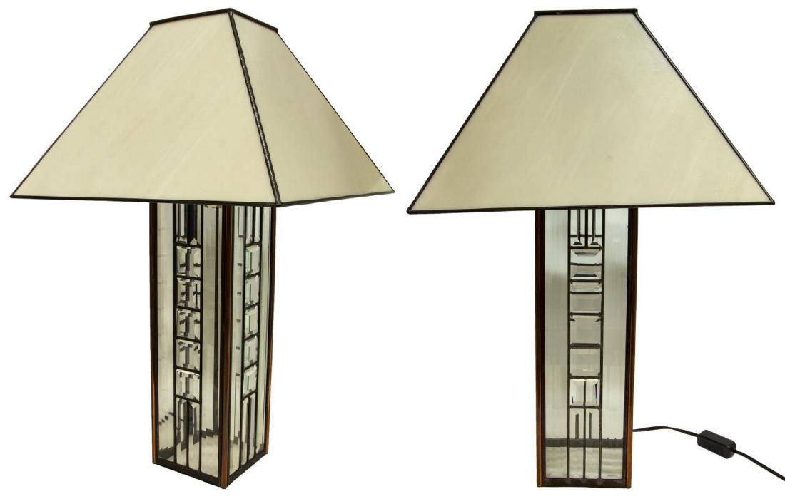 (2) AMERICAN CRAFTSMAN STYLE TABLE LAMPS (1 of 4)