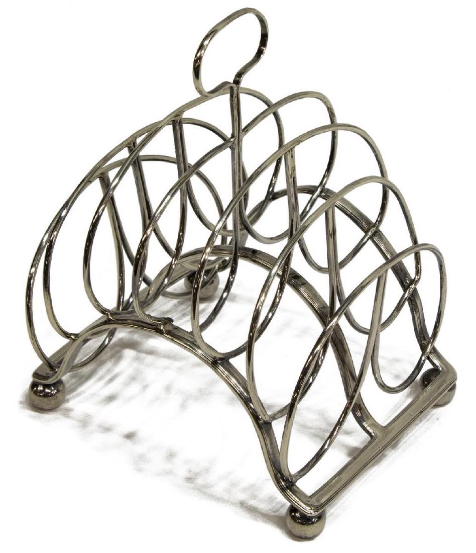 GEORGE III P & W BATEMAN STERLING TOAST RACK (1 of 3)