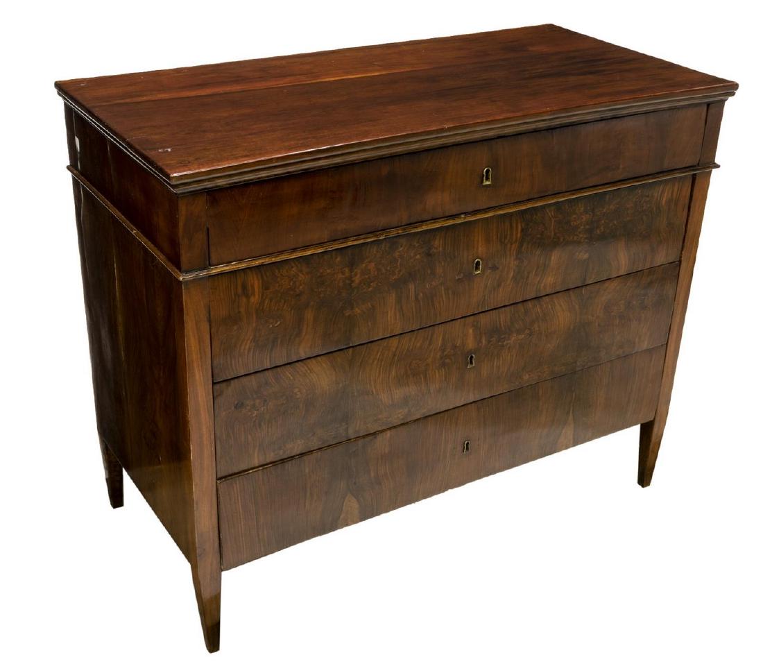 FRENCH EMPIRE BURLWOOD COMMODE (1 of 3)