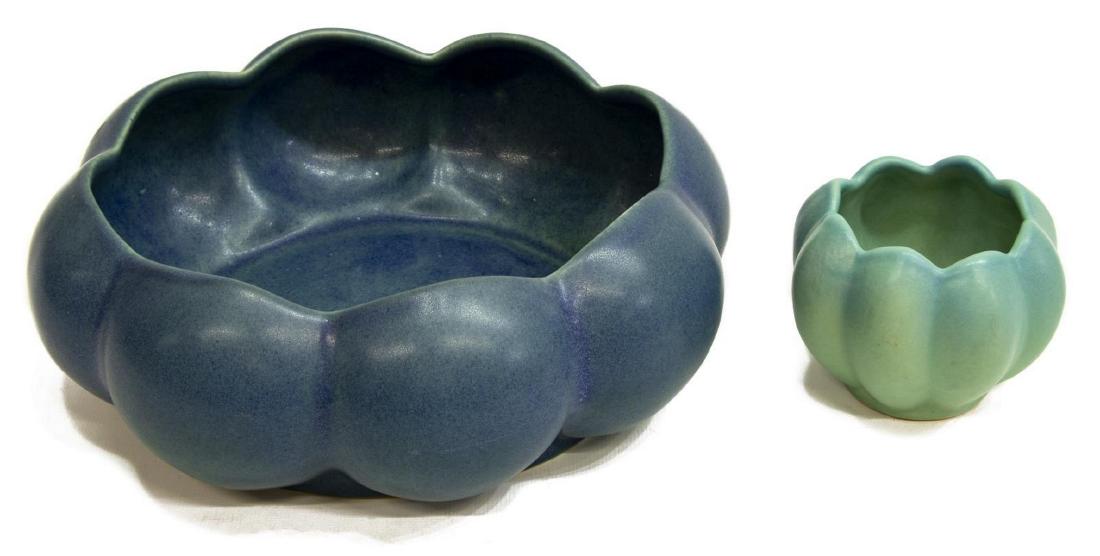 (2) ARTUS VAN BRIGGLE ART POTTERY BOWLS (1 of 3)