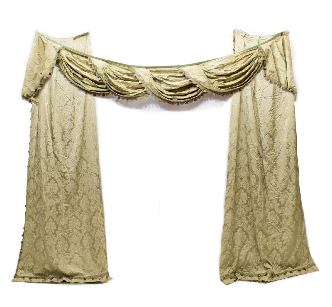 (LOT) ITALIAN DRAPERIES OF VARIOUS COLOR & SIZE (1 of 3)