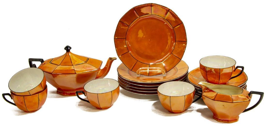 (18) VICTORIA CZECHOSLOVAKIA DESSERT SET 1918-1939 (1 of 3)