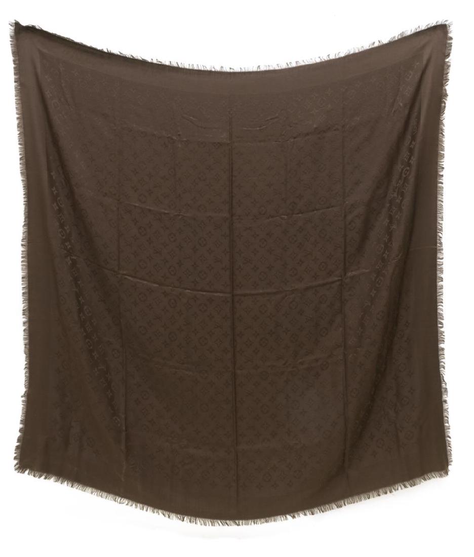 LOUIS VUITTON MONOGRAM 'SHINE' SHAWL W/ BOX (1 of 3)