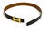 HERMES BLACK/BROWN LEATHER GOLD-TONE 'H' LOGO BELT - 4