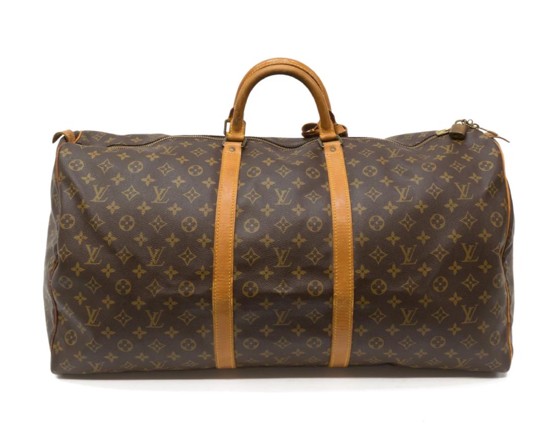 LOUIS VUITTON 'KEEPALL 60' MONOGRAM DUFFLE BAG (1 of 3)