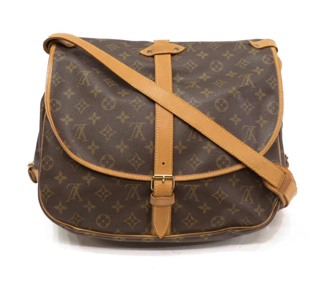 LOUIS VUITTON 'SAUMUR 30' MONOGRAM CROSSBODY BAG (1 of 5)