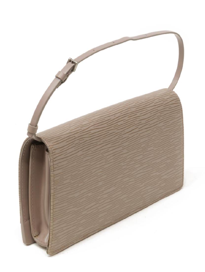 LOUIS VUITTON 'HONFLEUR' GREY EPI LEATHER CLUTCH (1 of 5)