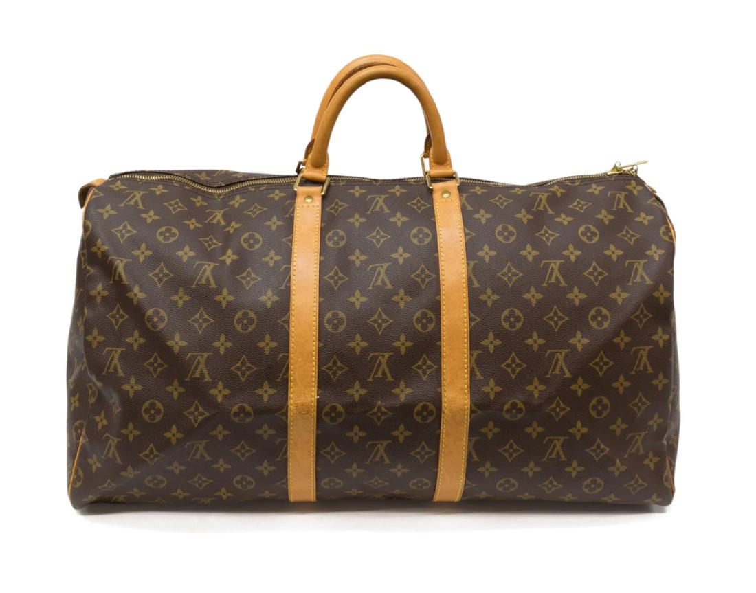 LOUIS VUITTON 'KEEPALL 55' MONOGRAM CANVAS DUFFLE (1 of 4)