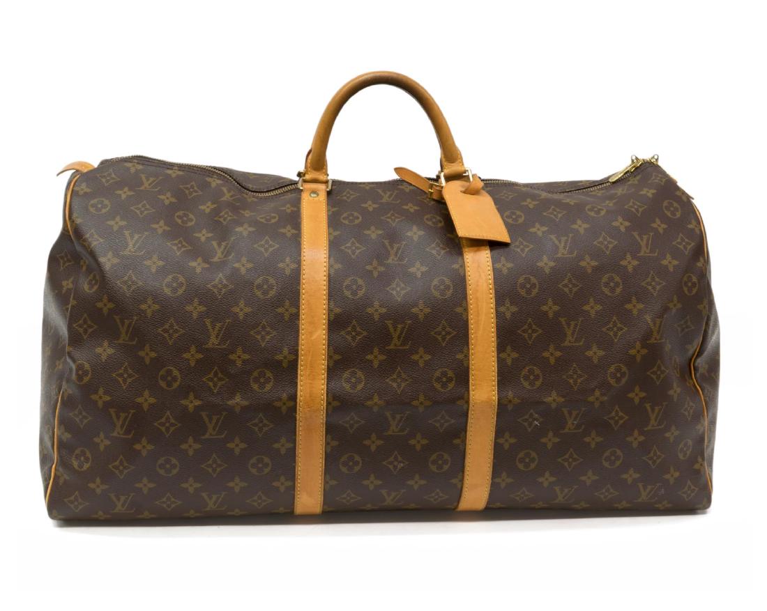 LOUIS VUITTON 'KEEPALL 60' MONOGRAM CANVAS DUFFLE (1 of 4)