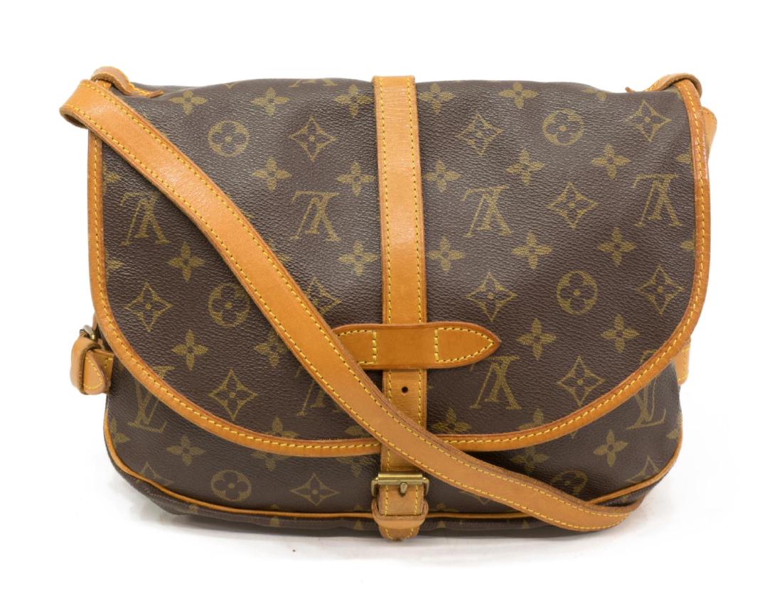 LOUIS VUITTON 'SAUMUR 25' MONOGRAM CROSSBODY BAG (1 of 5)