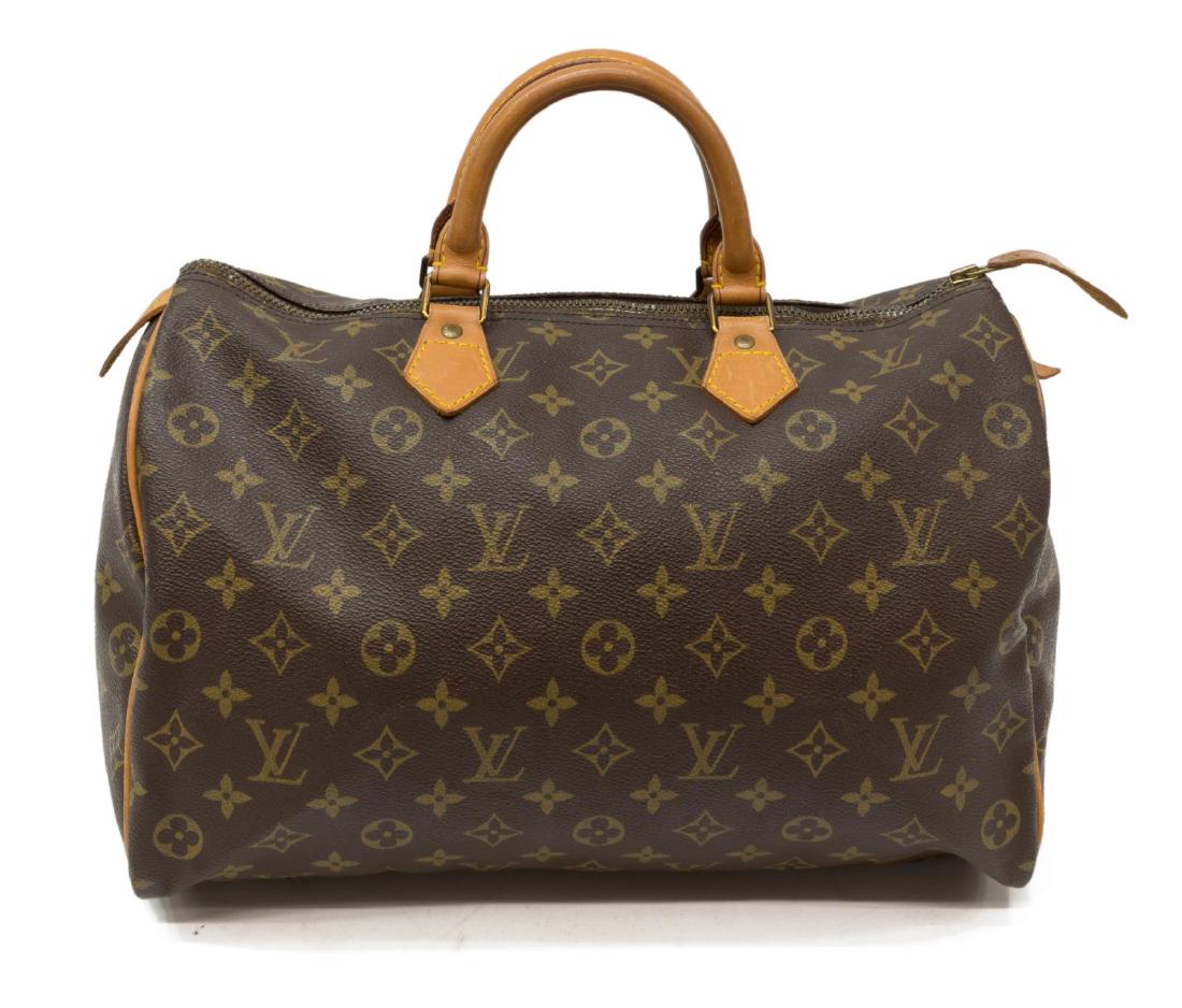 LOUIS VUITTON 'SPEEDY 35' MONOGRAM CANVAS HANDBAG (1 of 4)