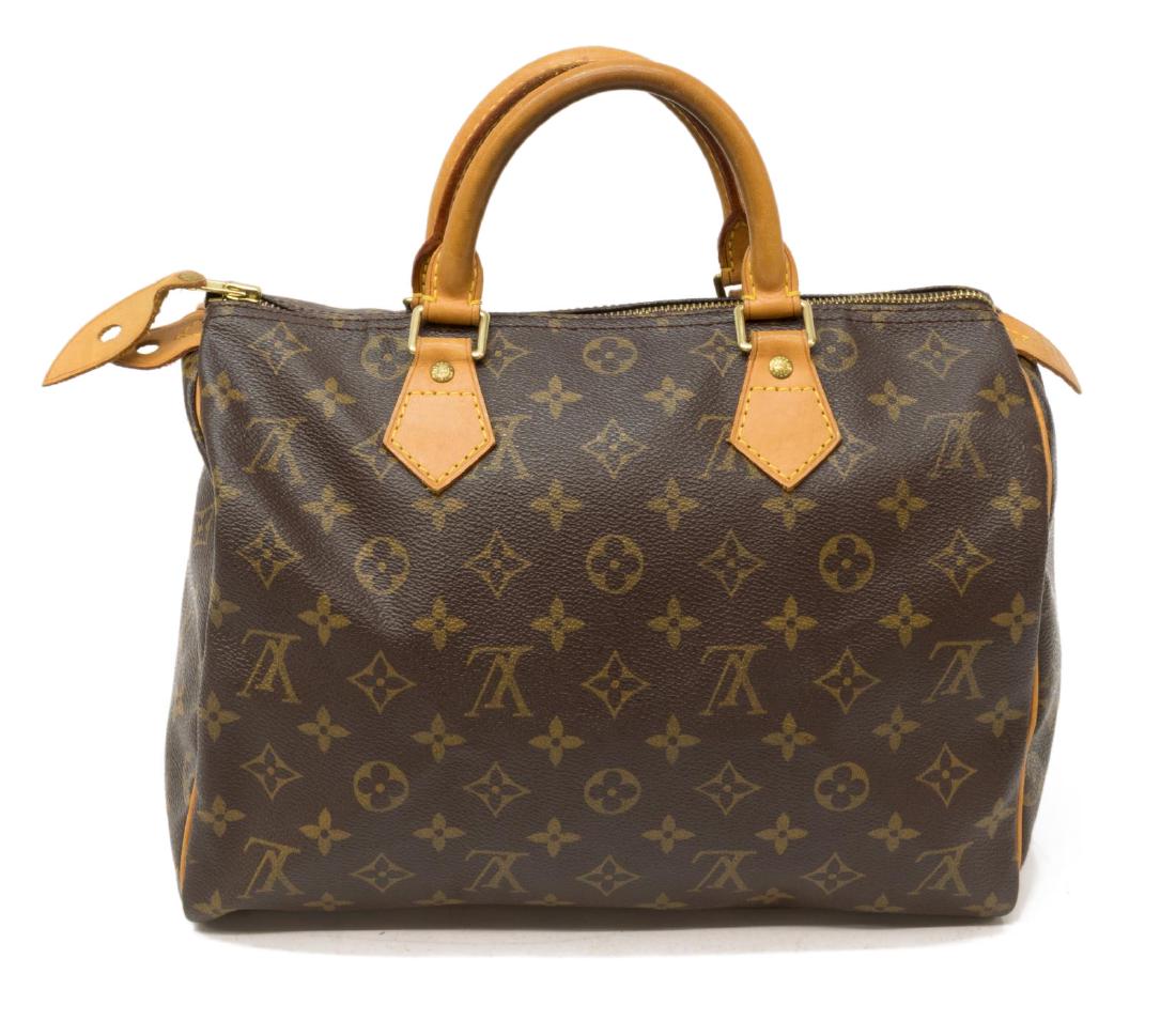 LOUIS VUITTON 'SPEEDY' MONOGRAM CANVAS HANDBAG (1 of 4)
