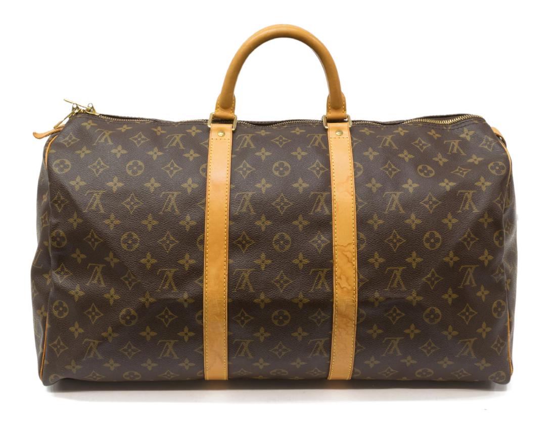 LOUIS VUITTON 'KEEPALL 50' MONOGRAM DUFFLE BAG (1 of 4)